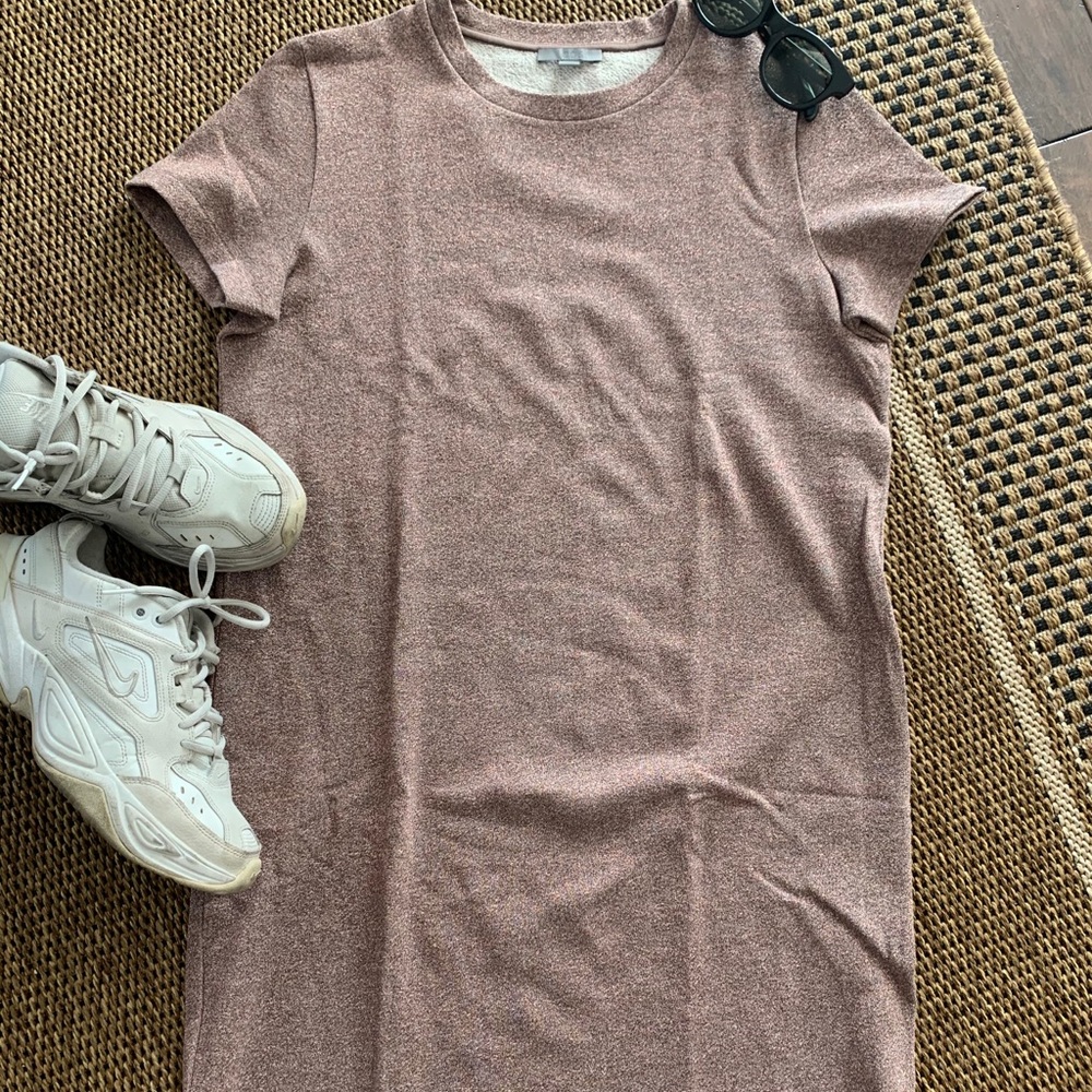 COS Lurex Terry Shirt Dress